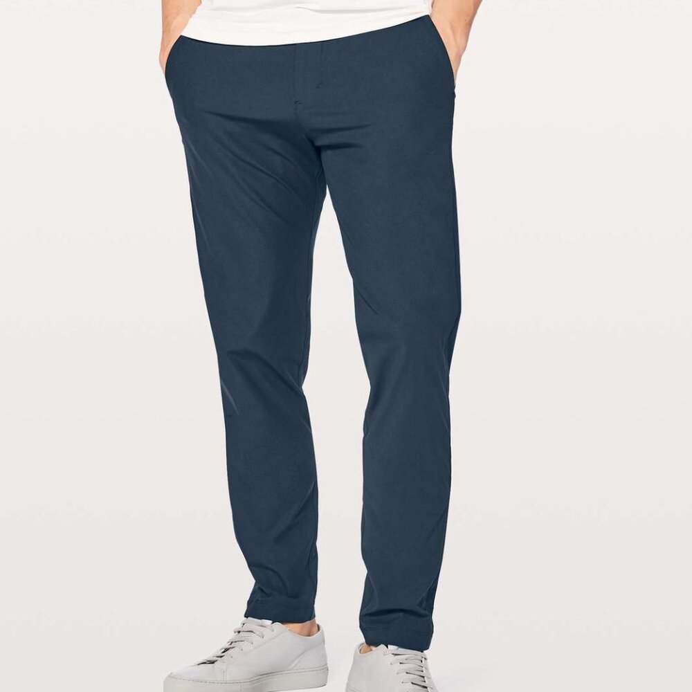 Lululemon Commission Pant Slim *Warpstreme True Navy
